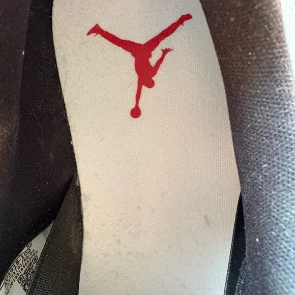 Nike Jordan 1 Retro Low Slip On Black White Red NBY AV3918-102 Women’s Size 9.5 - Picture 9 of 9